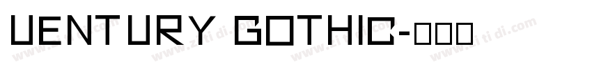 Uentury Gothic字体转换